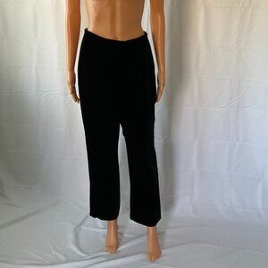 Kay Unger Black Silk/Rayon (Velvet look) Pants / Size 6 / Elegant/Chic